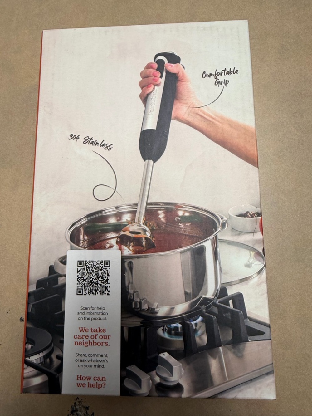 Peach Street immersion blender- new